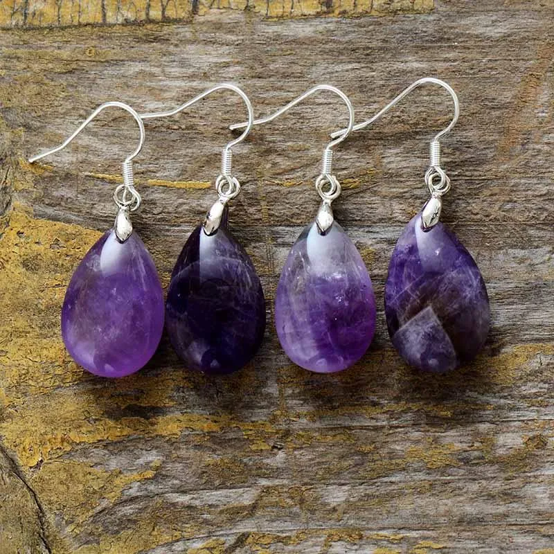 Ngurrbul Amethyst Drop Earrings