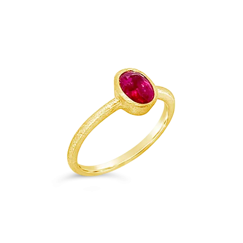 Oval Ruby Ring