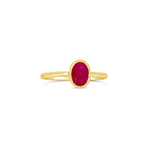 Oval Ruby Ring