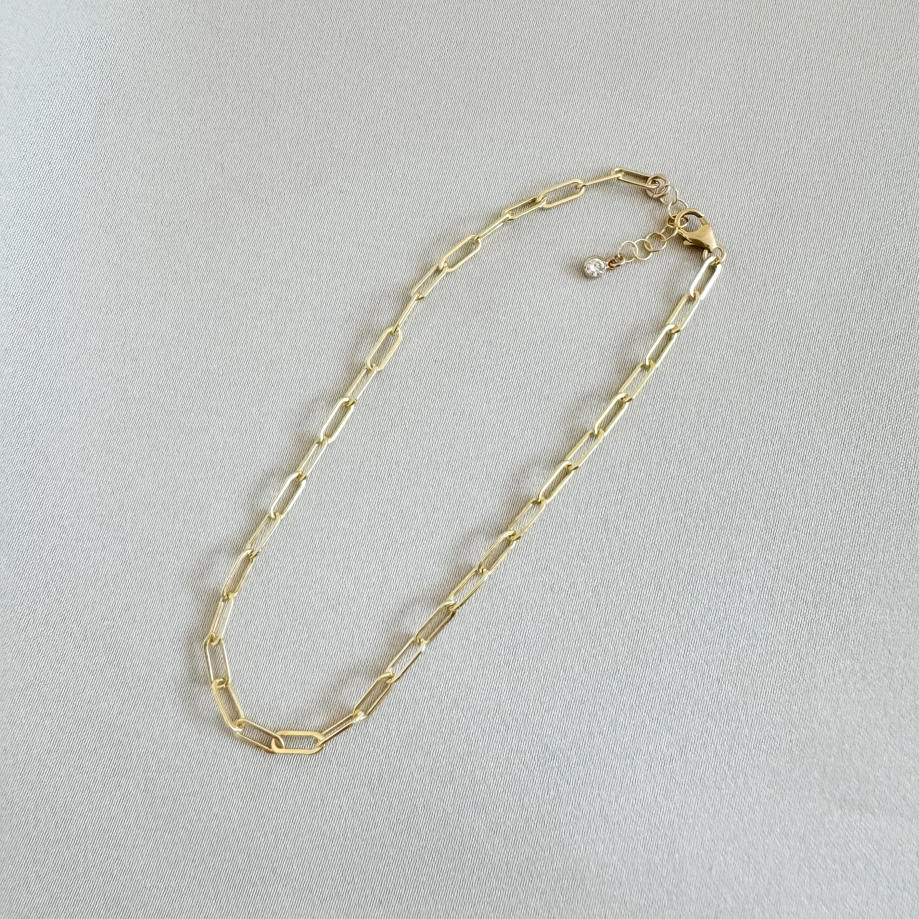 Paperclip Anklet