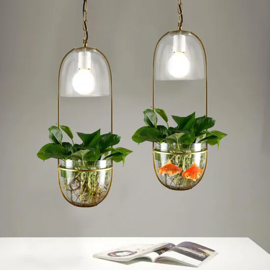 Plantarsol Oval Plant Pot Pendant Lamp