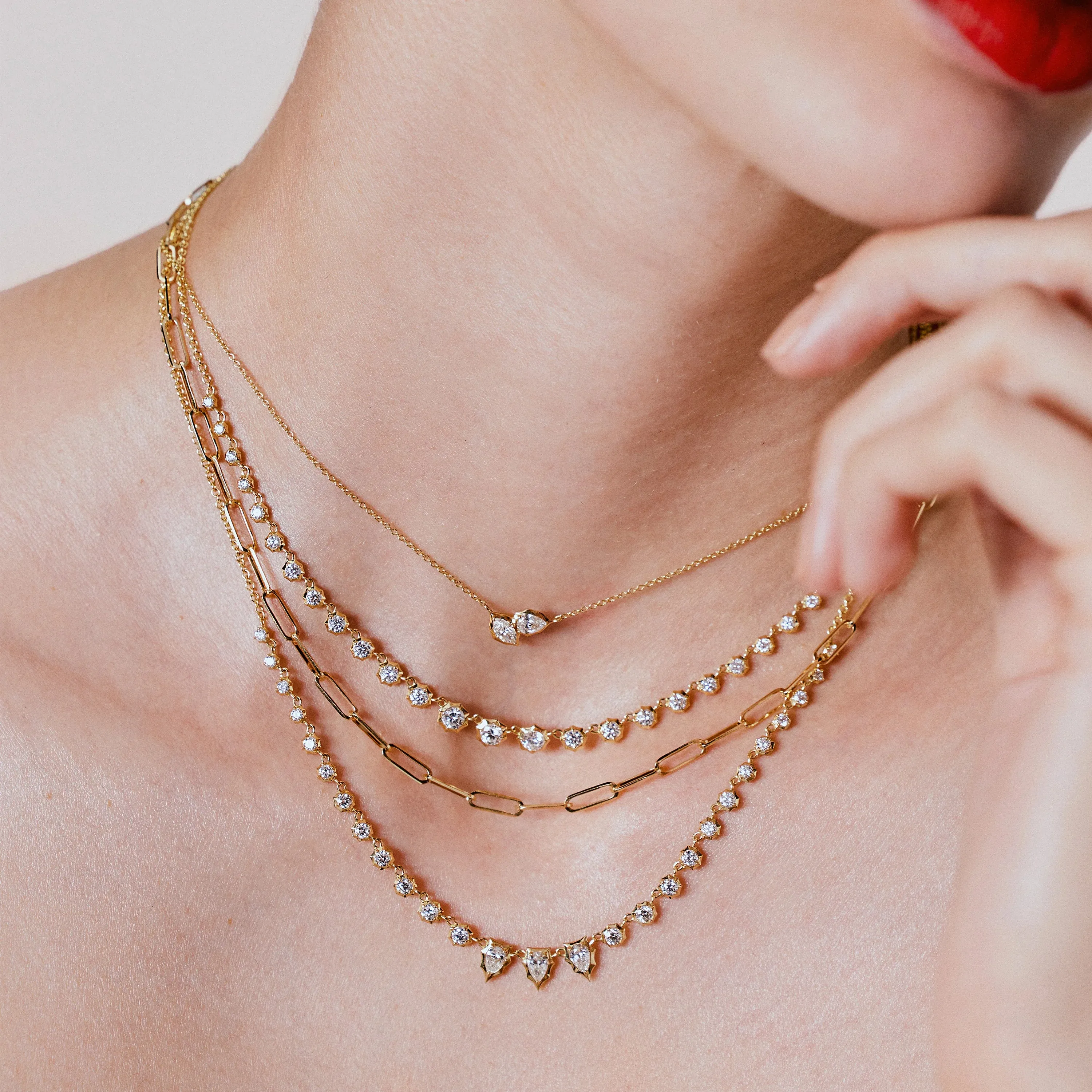 Poppy Two-Stone Pendant
