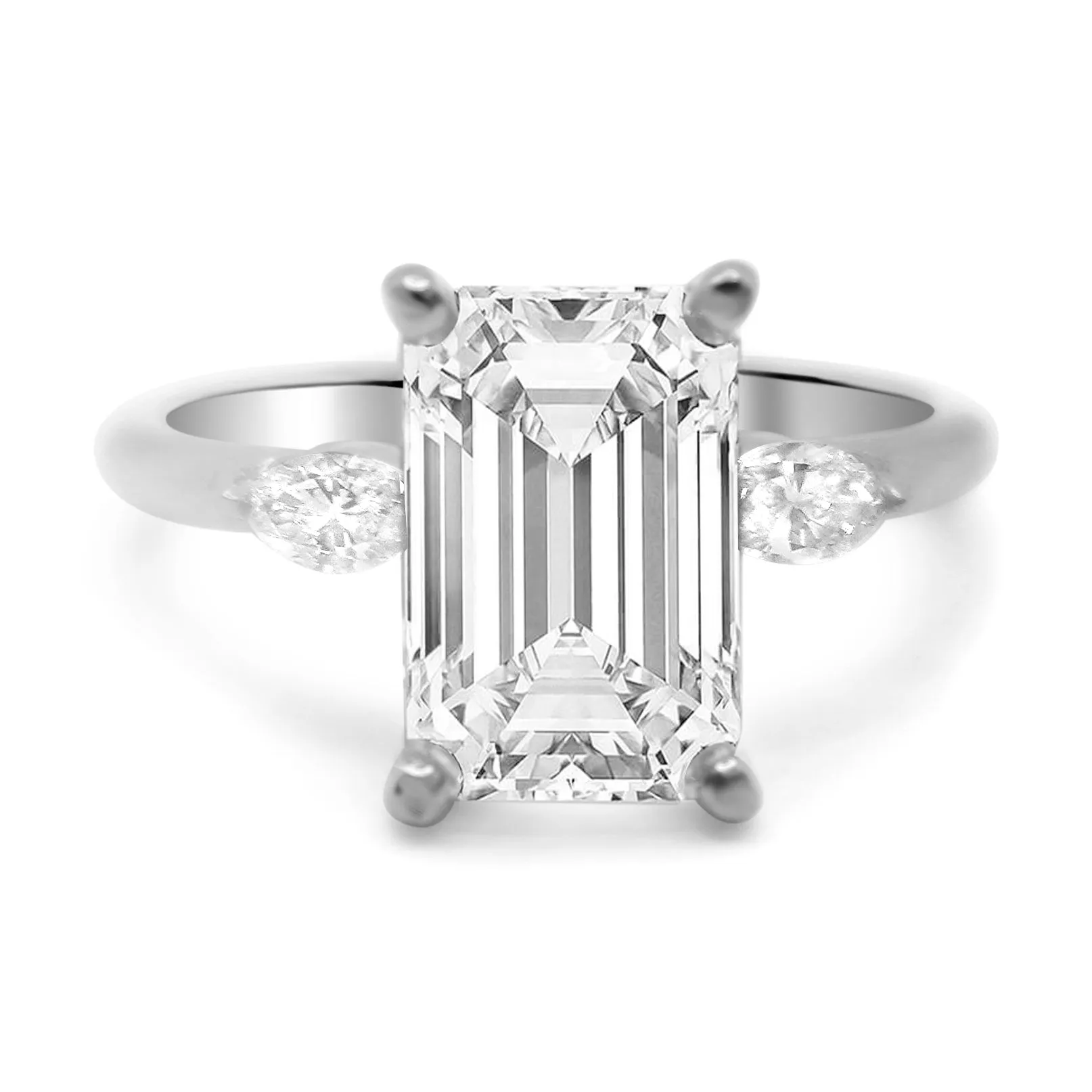 Prianka | Emerald Engagement Ring