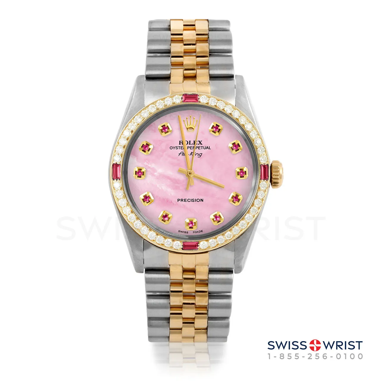 Rolex Air King 34mm | 5500-TT-PMOP-RBY-AM-4RBY-JBL