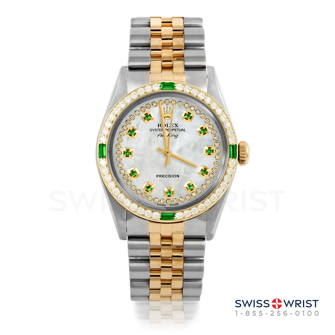 Rolex Air King 34mm | 5500-TT-WMOP-STRE-4EMD-JBL