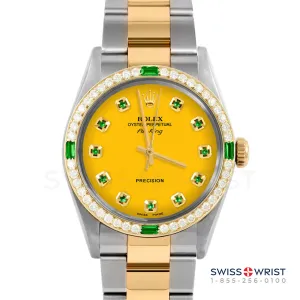 Rolex Air King 34mm | 5500-TT-YLW-EMD-AM-4EMD-OYS