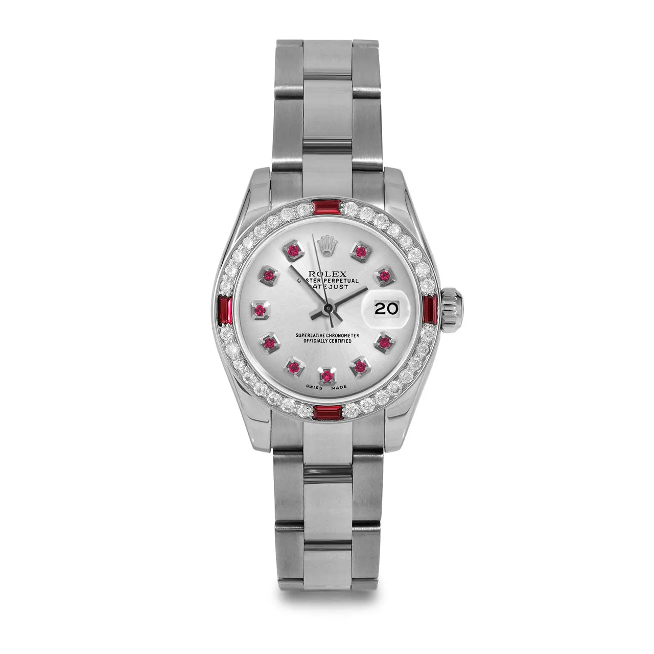 Rolex Datejust 26mm | 179174-SLV-RBY-AM-4RBY-OYS