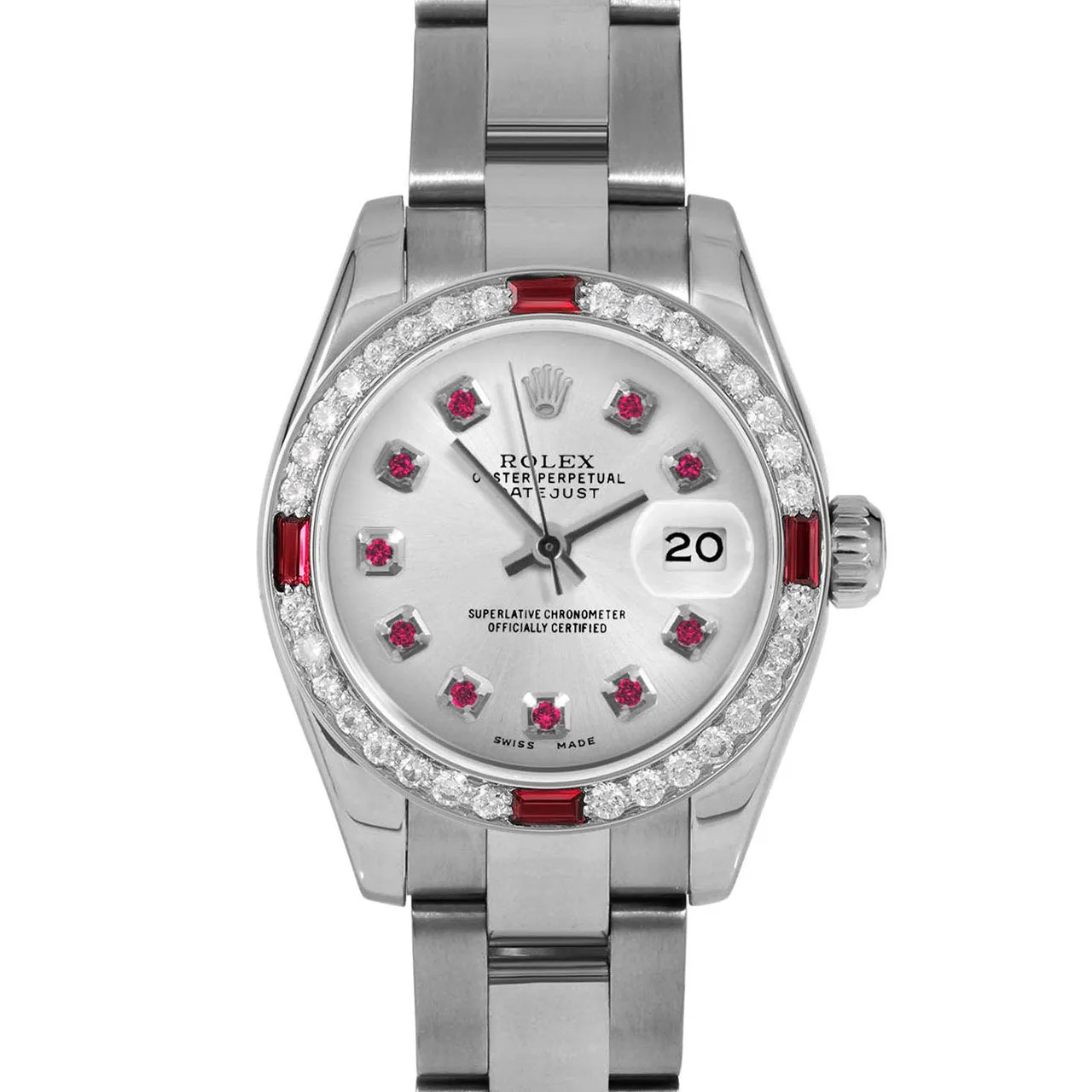 Rolex Datejust 26mm | 179174-SLV-RBY-AM-4RBY-OYS