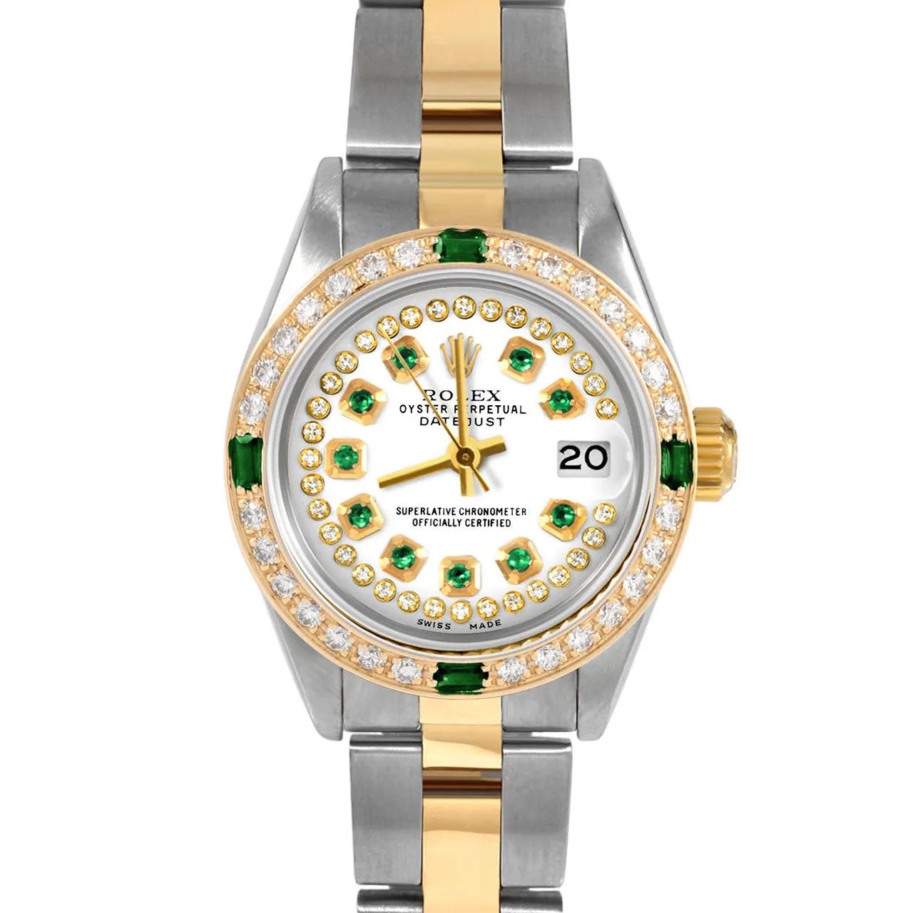 Rolex Datejust 26mm | 69173-WHT-STRE-4EMD-OYS