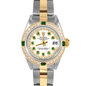 Rolex Datejust 26mm | 69173-WHT-STRE-4EMD-OYS