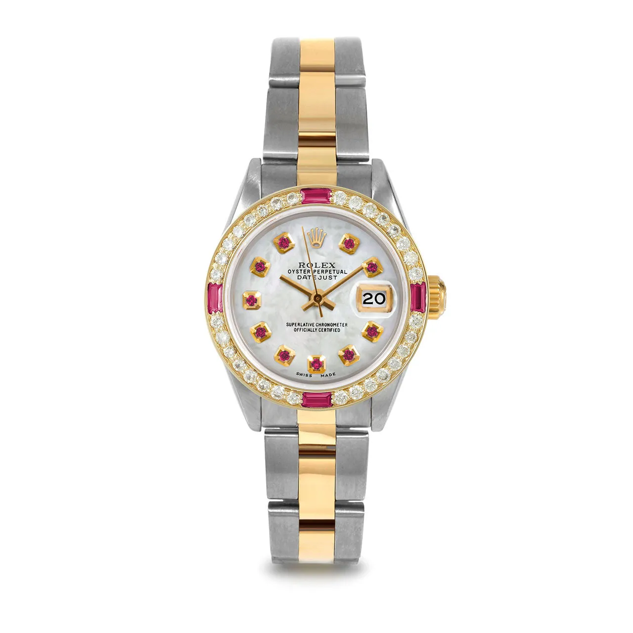 Rolex Datejust 26mm | 69173-WMOP-RBY-AM-4RBY-OYS