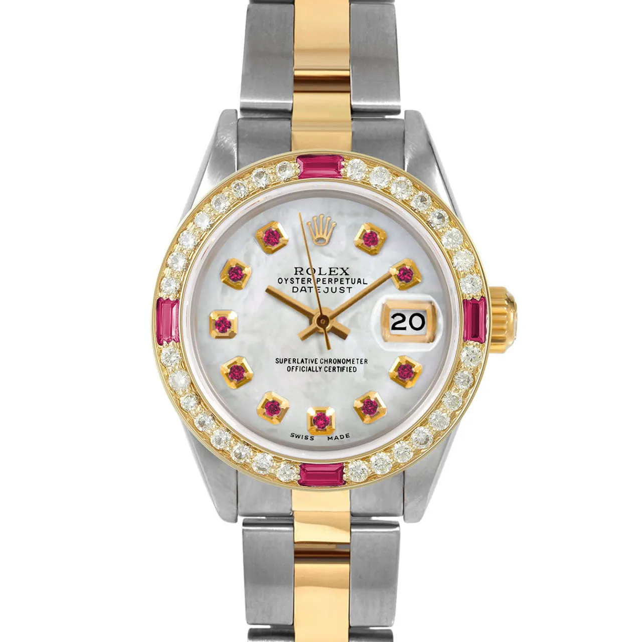 Rolex Datejust 26mm | 69173-WMOP-RBY-AM-4RBY-OYS