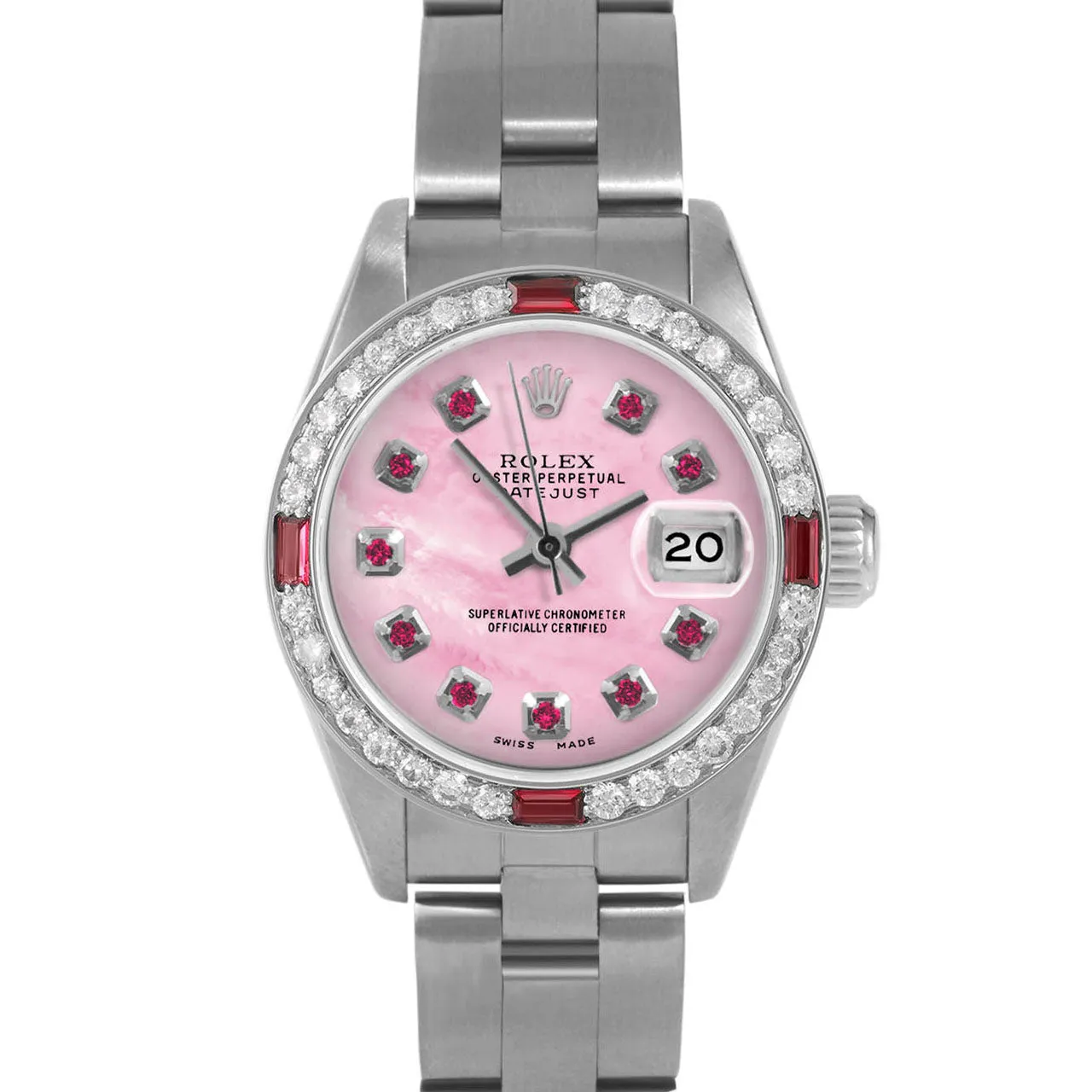 Rolex Datejust 26mm | 69174-PMOP-RBY-AM-4RBY-OYS