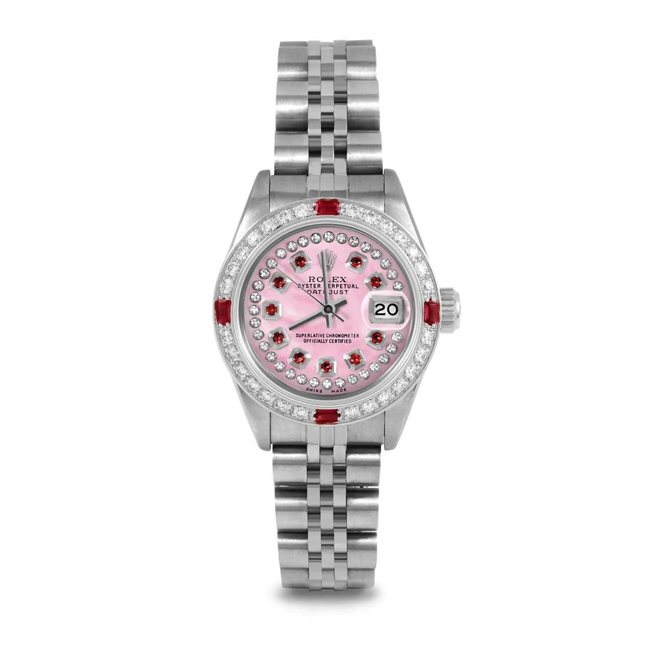 Rolex Datejust 26mm | 69174-PMOP-STRR-4RBY-JBL