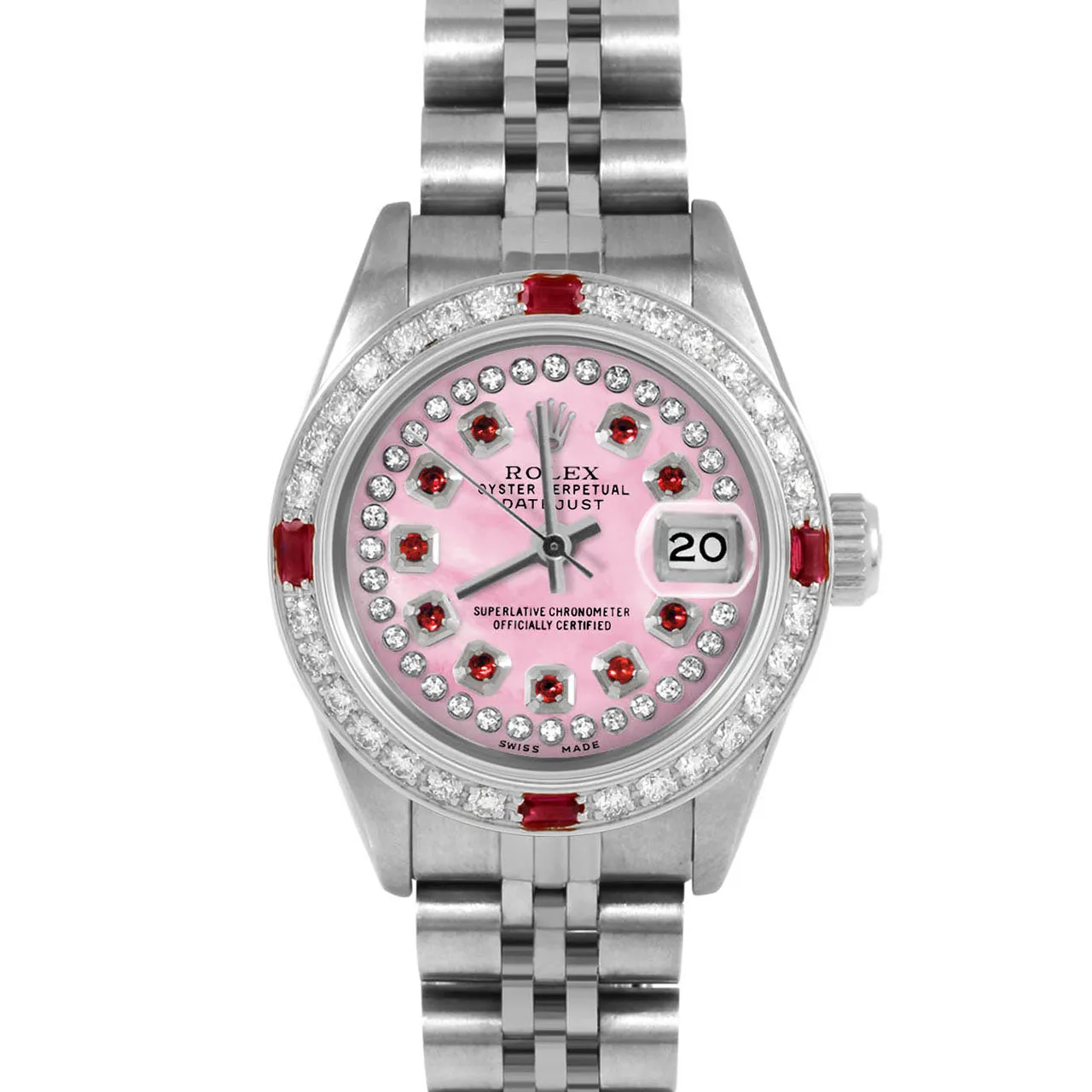Rolex Datejust 26mm | 69174-PMOP-STRR-4RBY-JBL