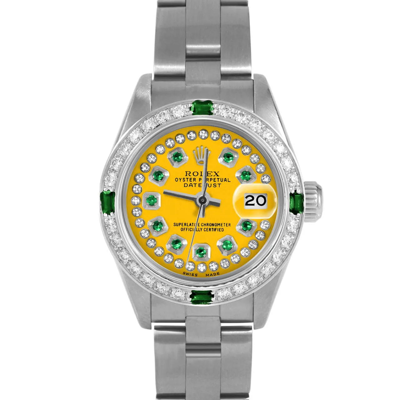 Rolex Datejust 26mm | 69174-YLW-STRE-4EMD-OYS