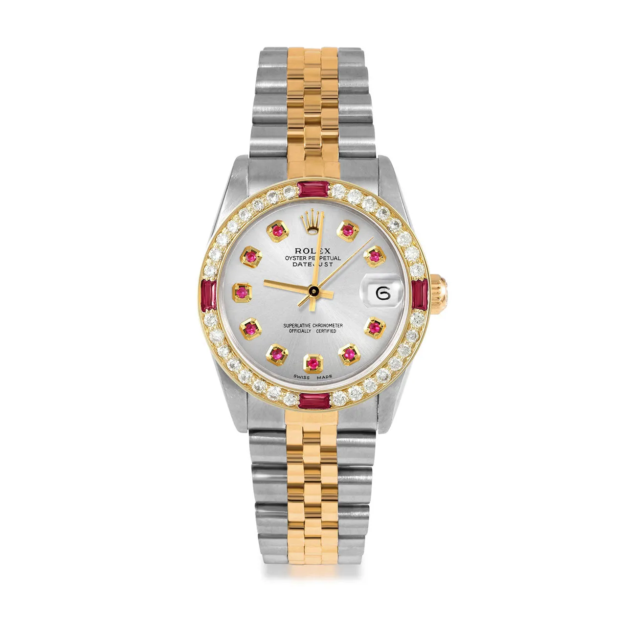 Rolex Datejust 31mm | 68273-SLV-RBY-AM-4RBY-JBL