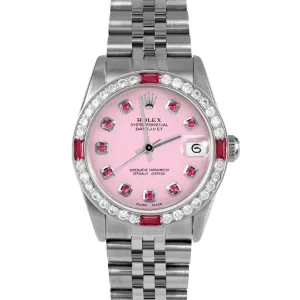 Rolex Datejust 31mm | 68274-PNK-RBY-AM-4RBY-JBL