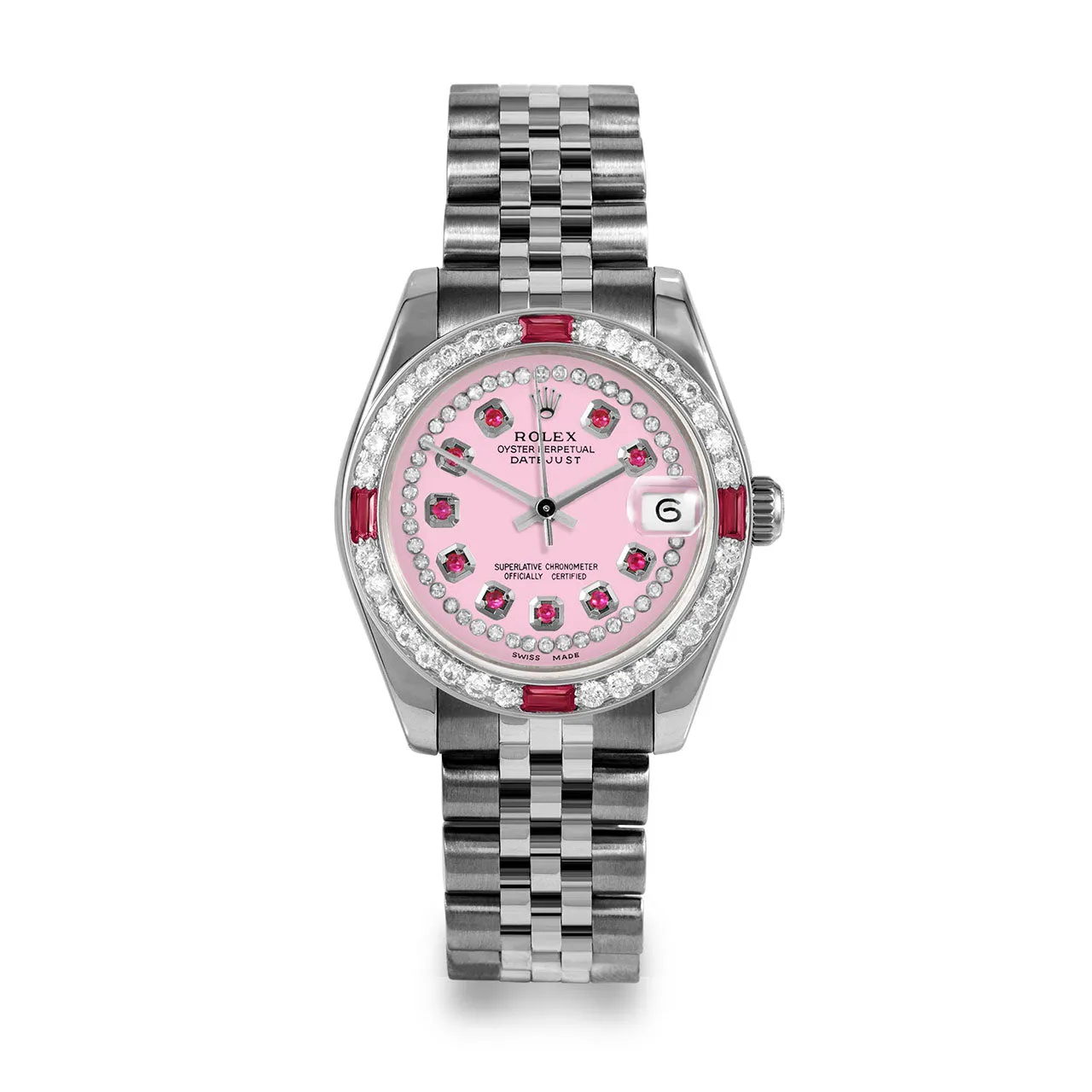 Rolex Datejust 31mm | 68274-PNK-STRR-4RBY-JBL