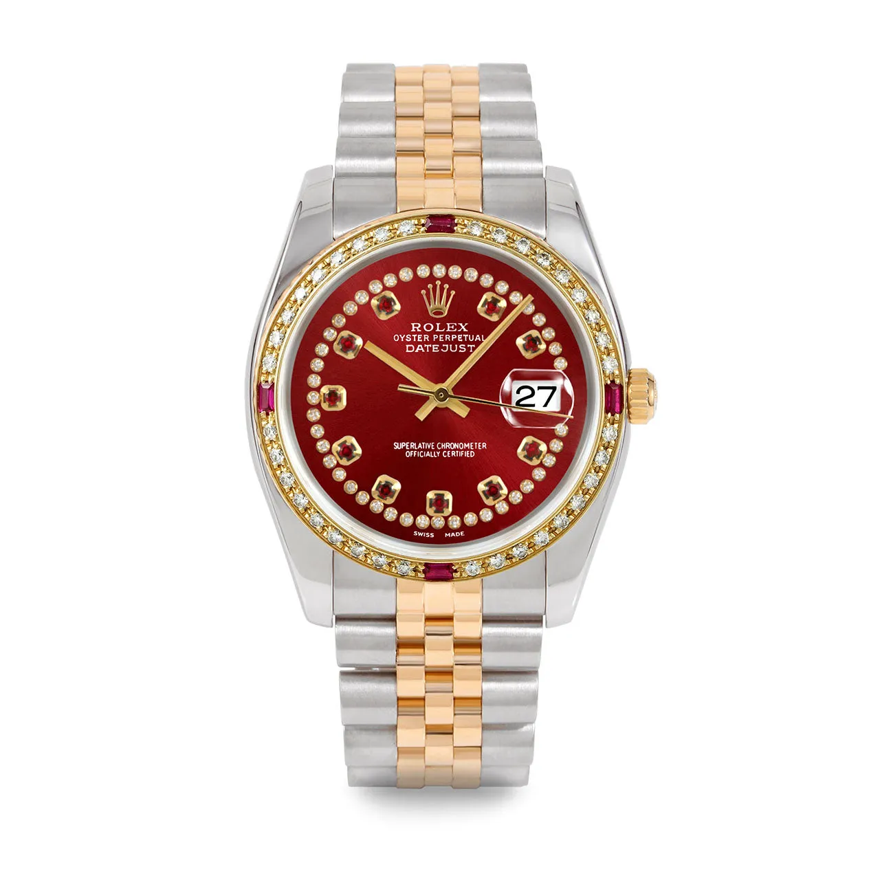Rolex Datejust 36mm | 116233-RED-STRR-4RBY-JBL