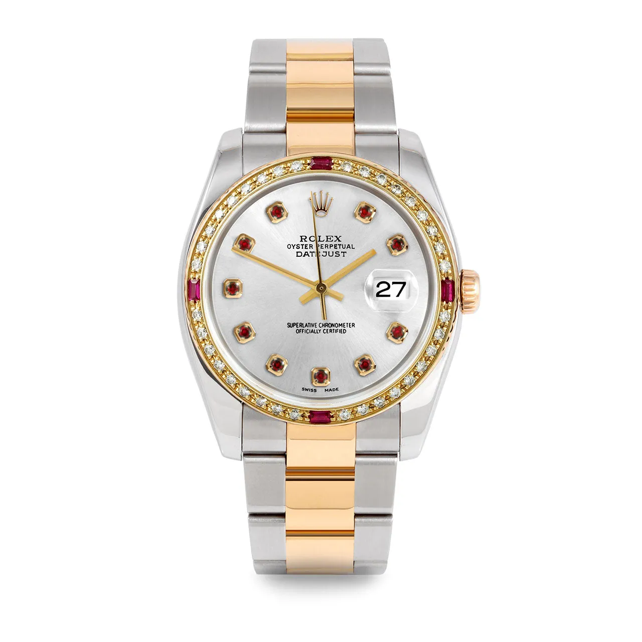 Rolex Datejust 36mm | 116233-SLV-RBY-AM-4RBY-OYS