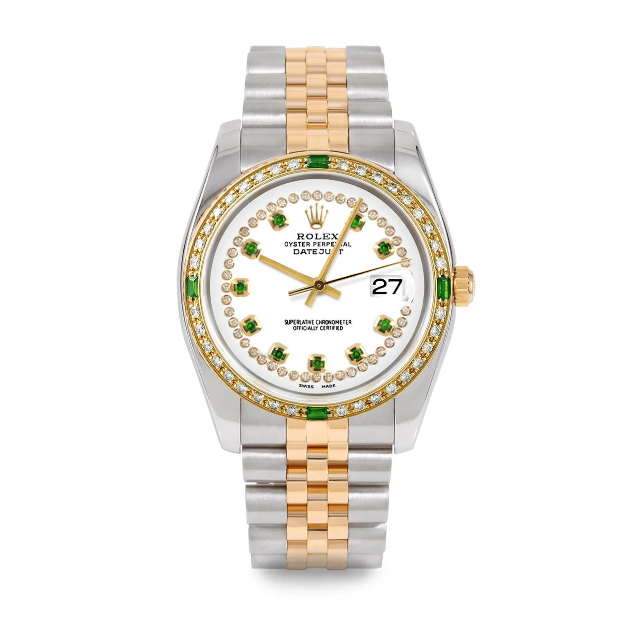 Rolex Datejust 36mm | 116233-WHT-STRE-4EMD-JBL