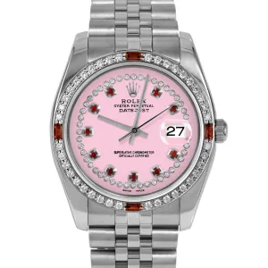 Rolex Datejust 36mm | 116234-PNK-STRR-4RBY-JBL