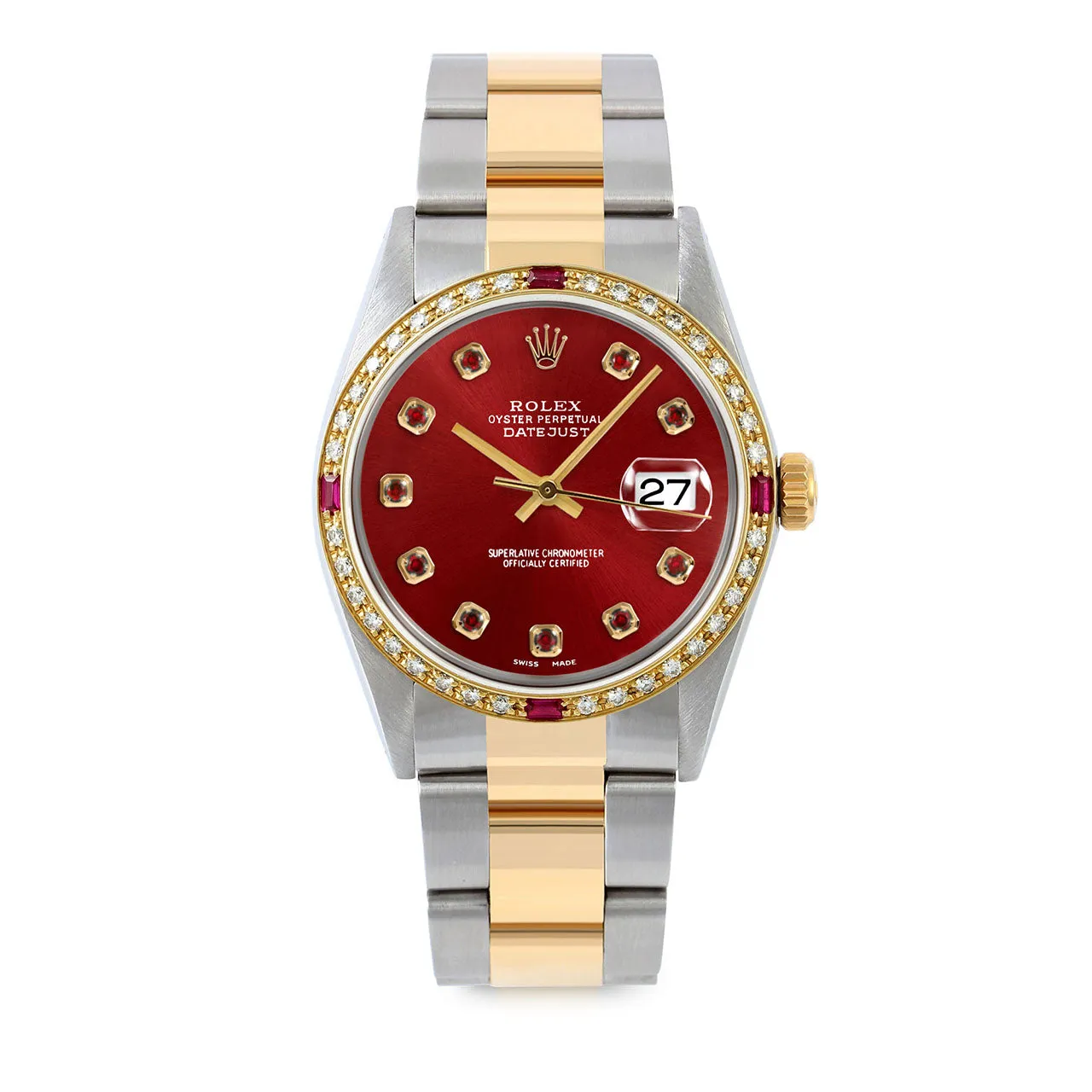 Rolex Datejust 36mm | 16013-RED-RBY-AM-4RBY-OYS