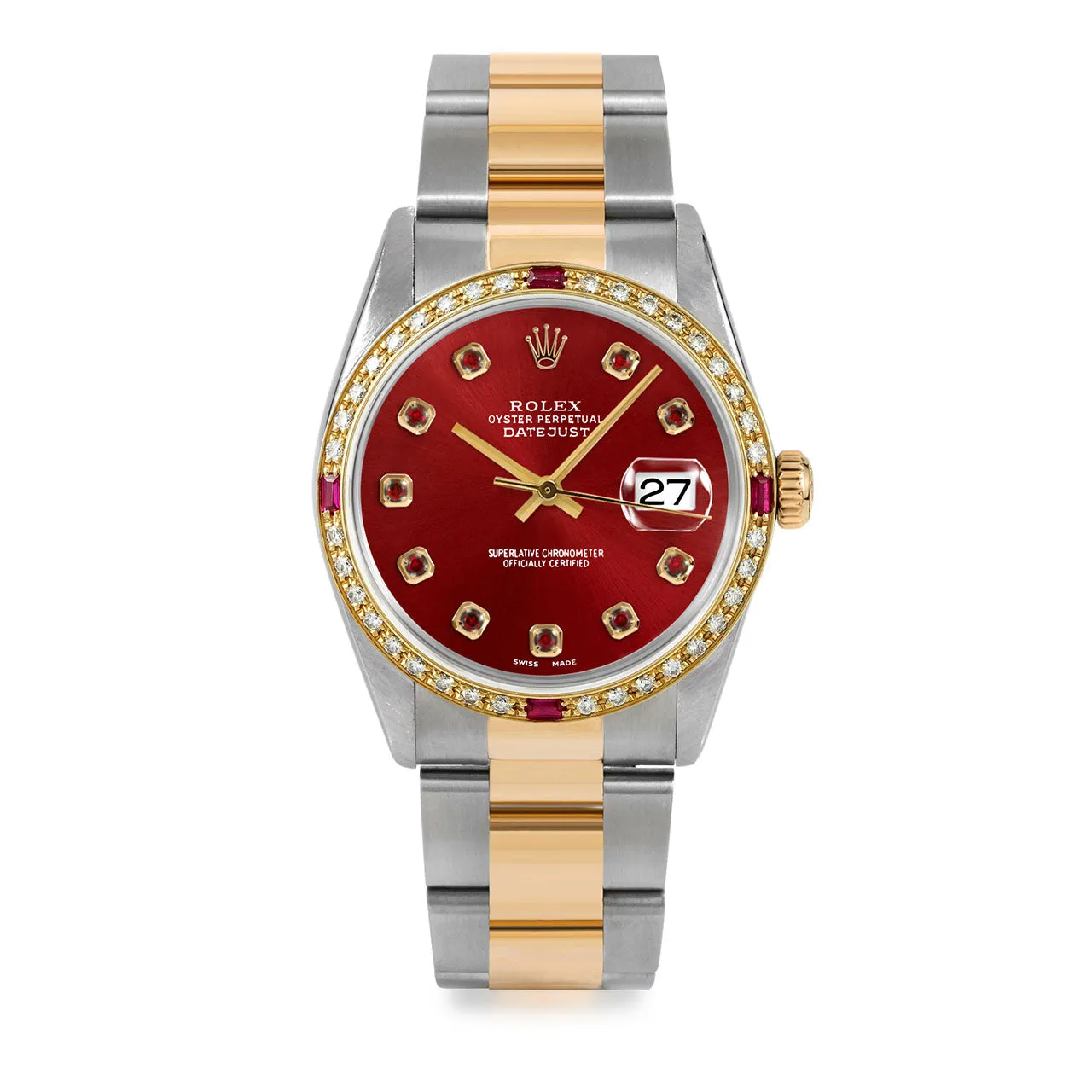 Rolex Datejust 36mm | 16233-RED-RBY-AM-4RBY-OYS