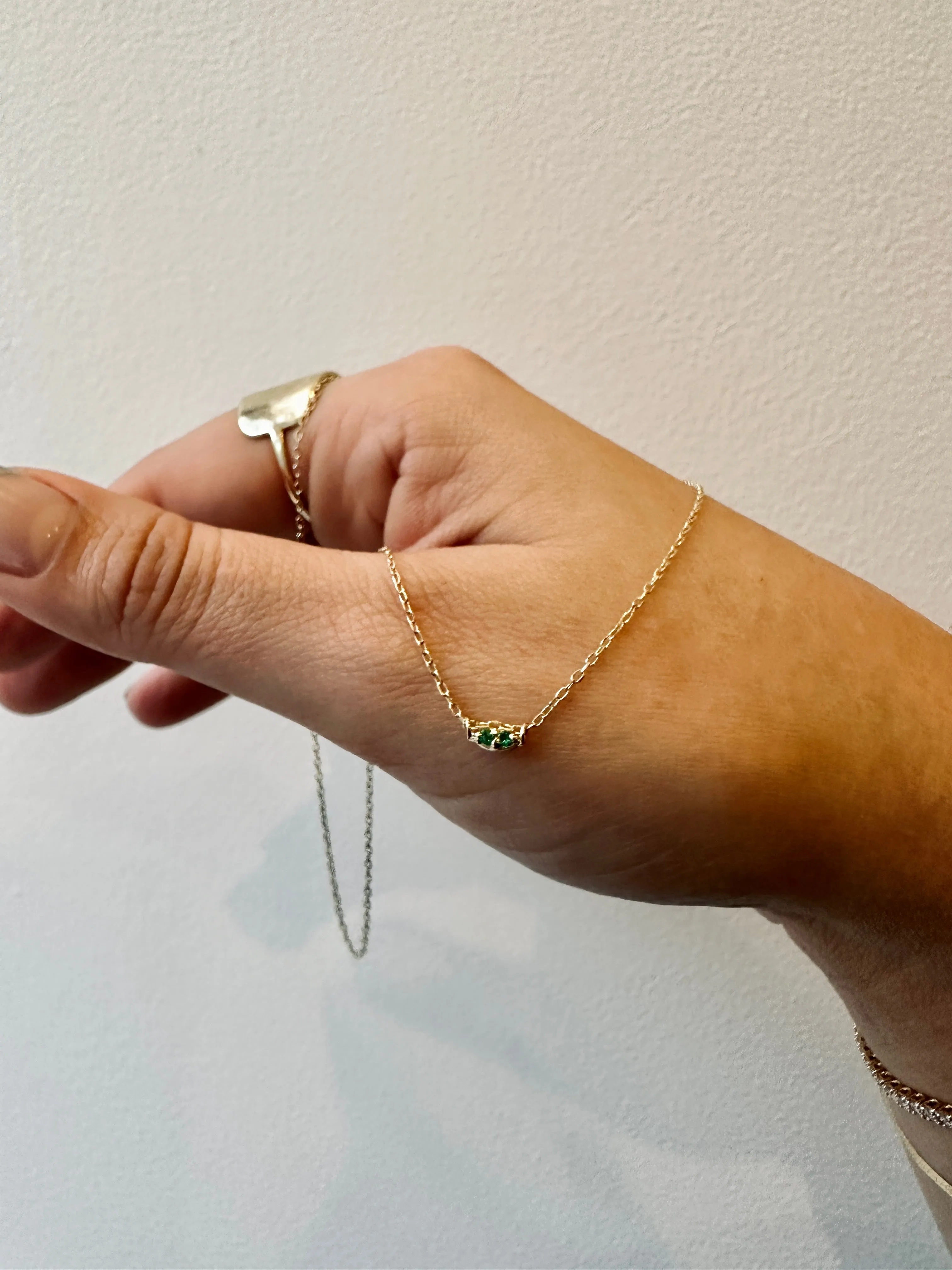 SAPPHIRE TWIN NECKLACE