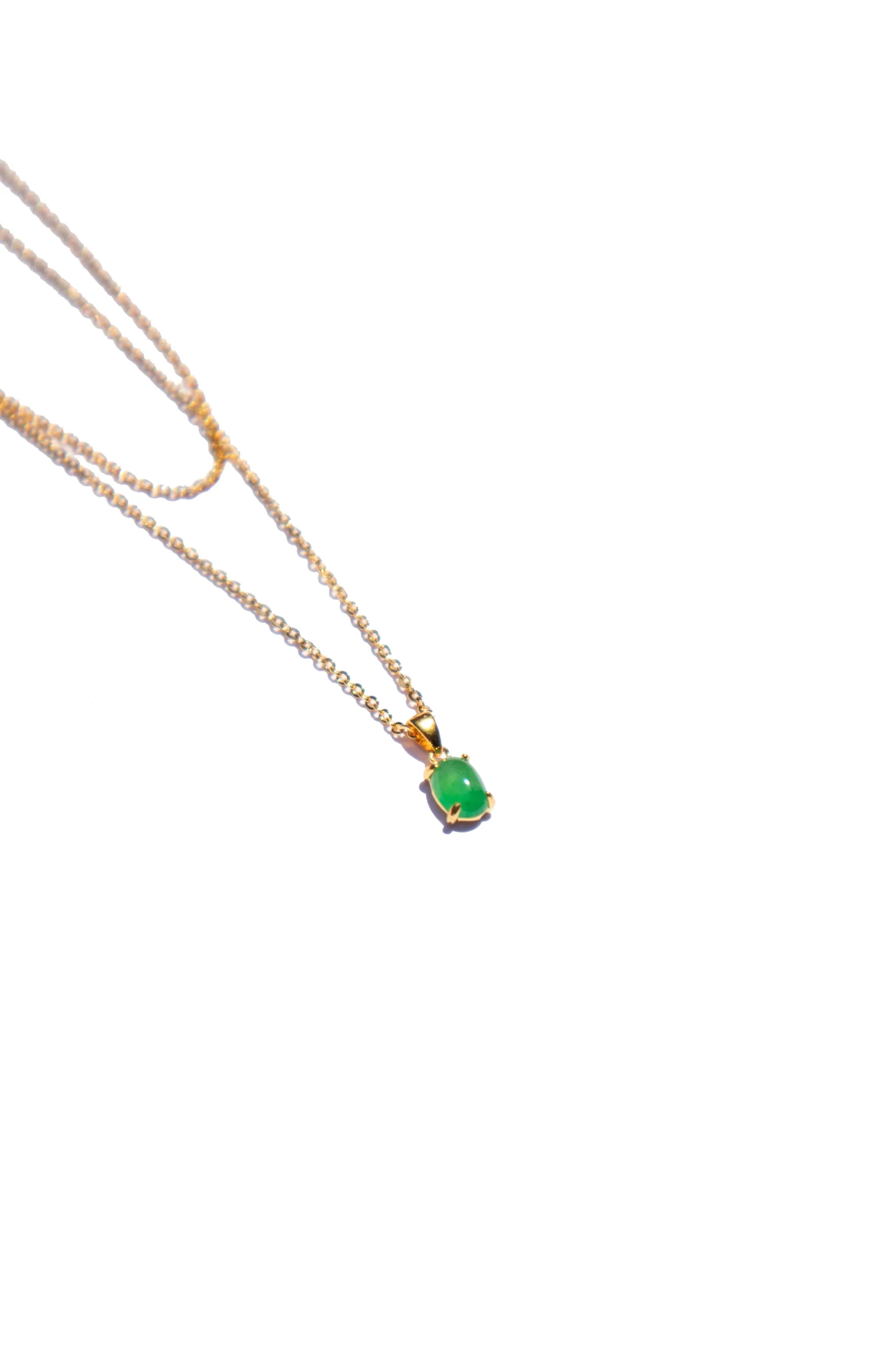 seree atelier | Freya — Imperial green jade necklace