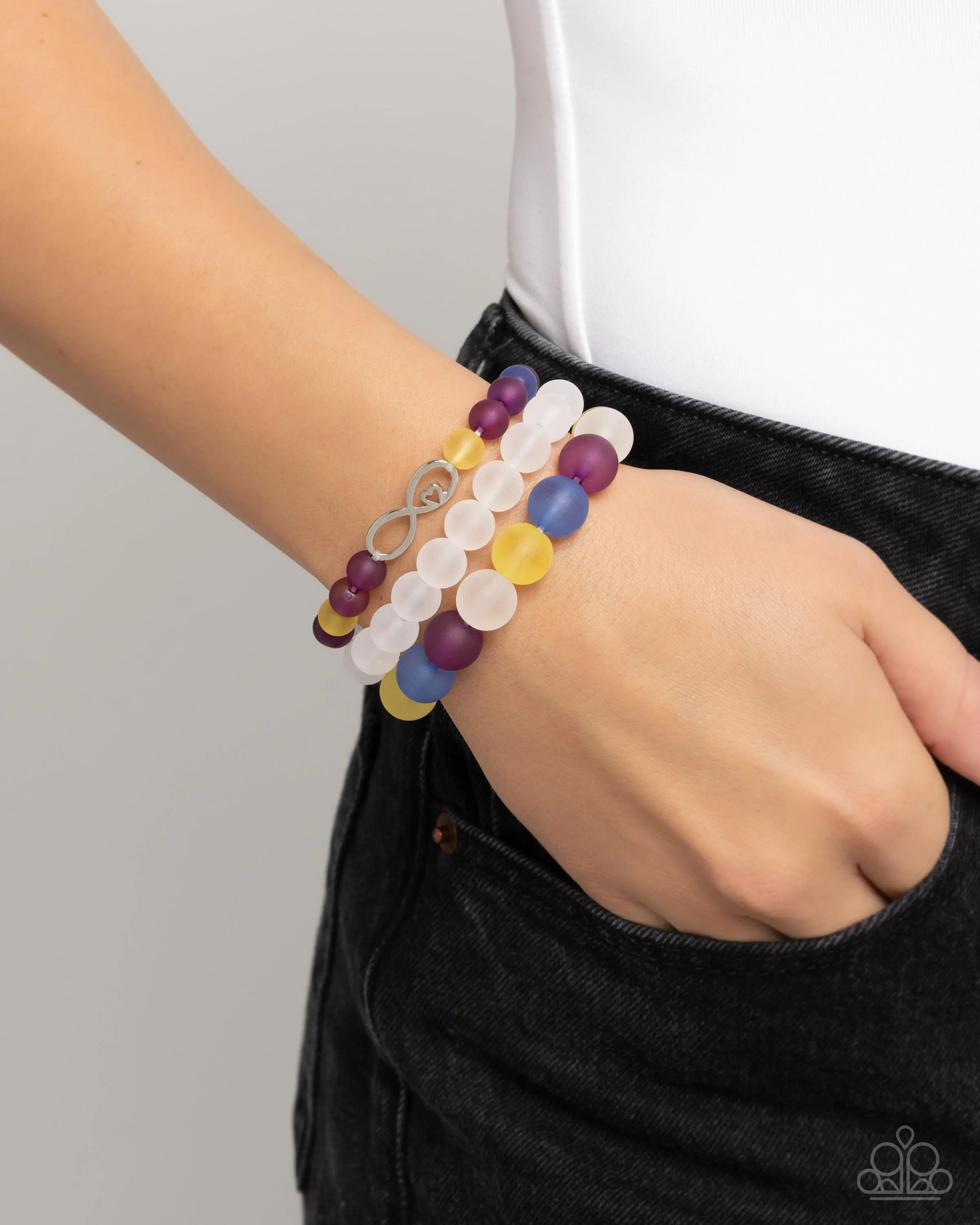 Simplistic Stack - Purple Bracelet