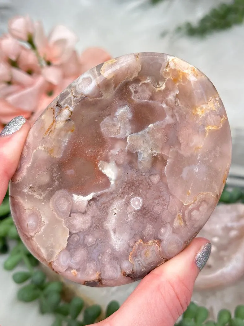 Small Flower Agate Bowls