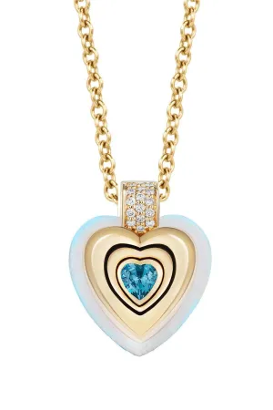 Small Linzer Heart Pendant