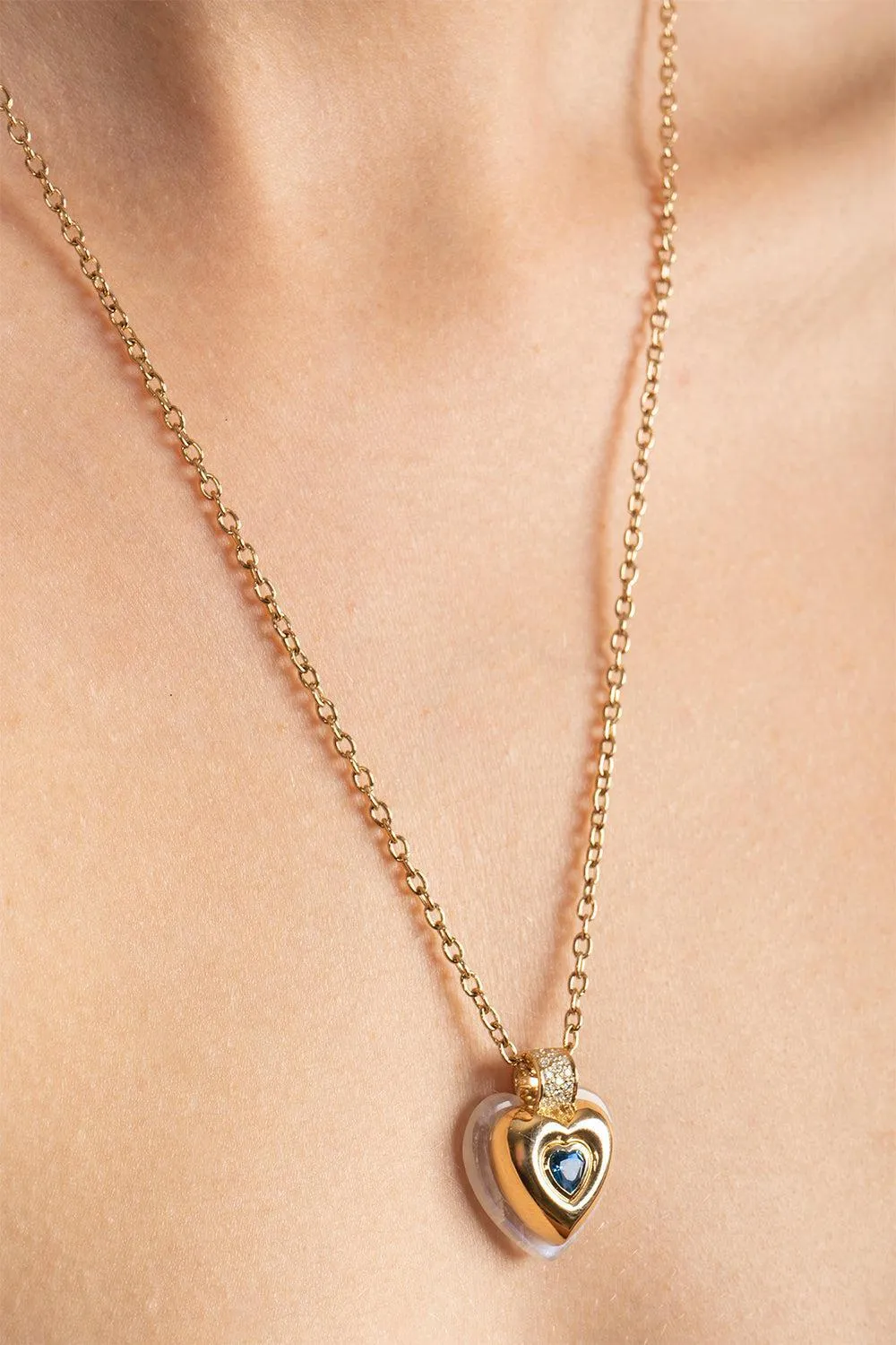 Small Linzer Heart Pendant