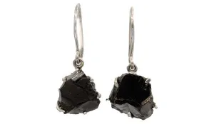 Sterling Silver Shungite Gemstone Earrings