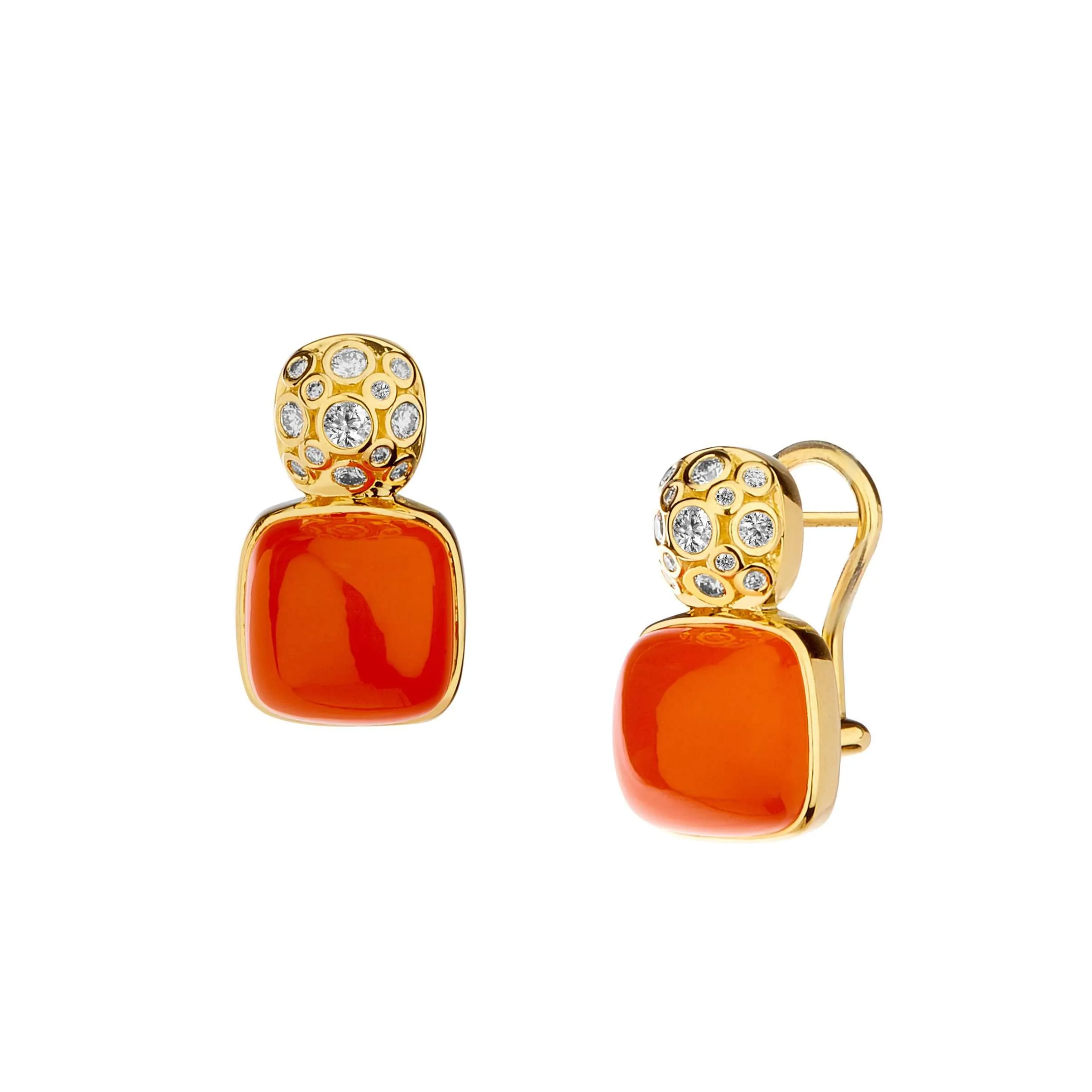 Sugarloaf Cabochon Earrings