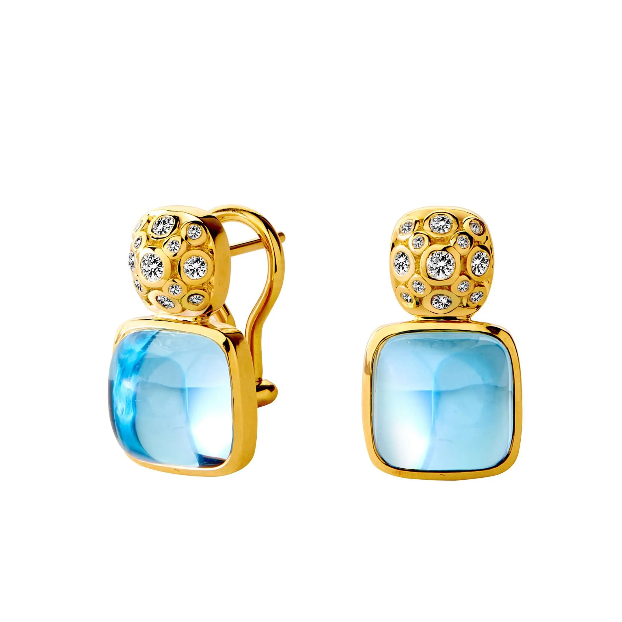 Sugarloaf Cabochon Earrings