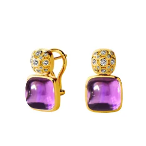 Sugarloaf Cabochon Earrings