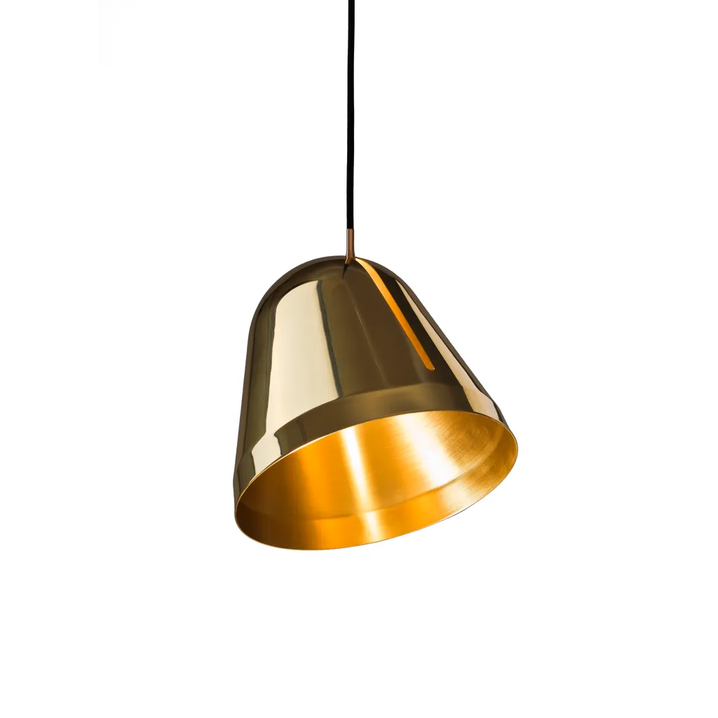 Tilt Brass Pendant - Large