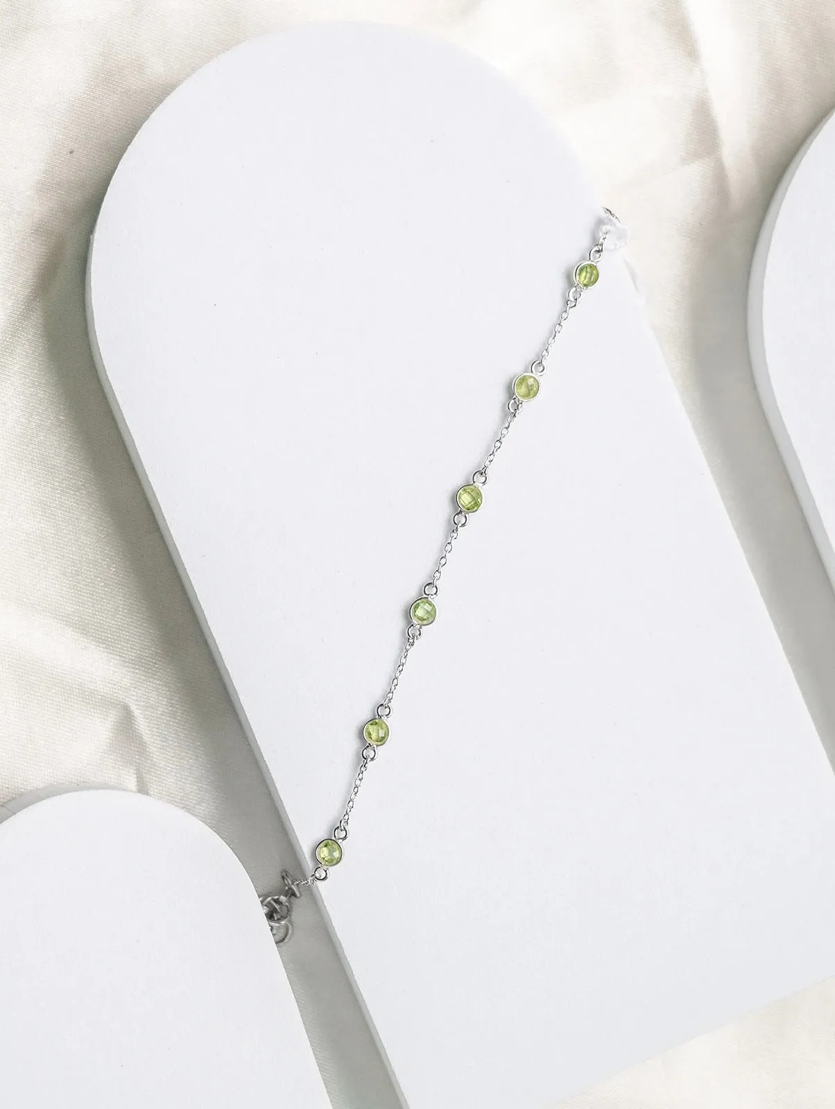 Tiny Symphony Peridot Bracelet